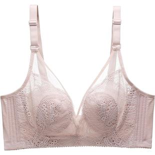 芬腾大胸显小内衣女薄款夏季无钢圈夏天聚拢舒适新款爆款文胸胸罩