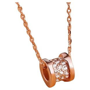 AURA正确版小众设计弹簧项链小蛮腰银色金色轻奢高级颈链925银