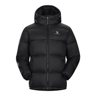 骆驼短款羽绒服女款2025冬季户外运动加厚外套抗寒面包服男女