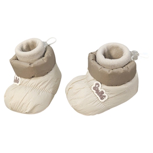 秋冬季婴儿鞋袜新生儿不掉鞋0到1岁男女宝宝防滑加厚加绒步前鞋子