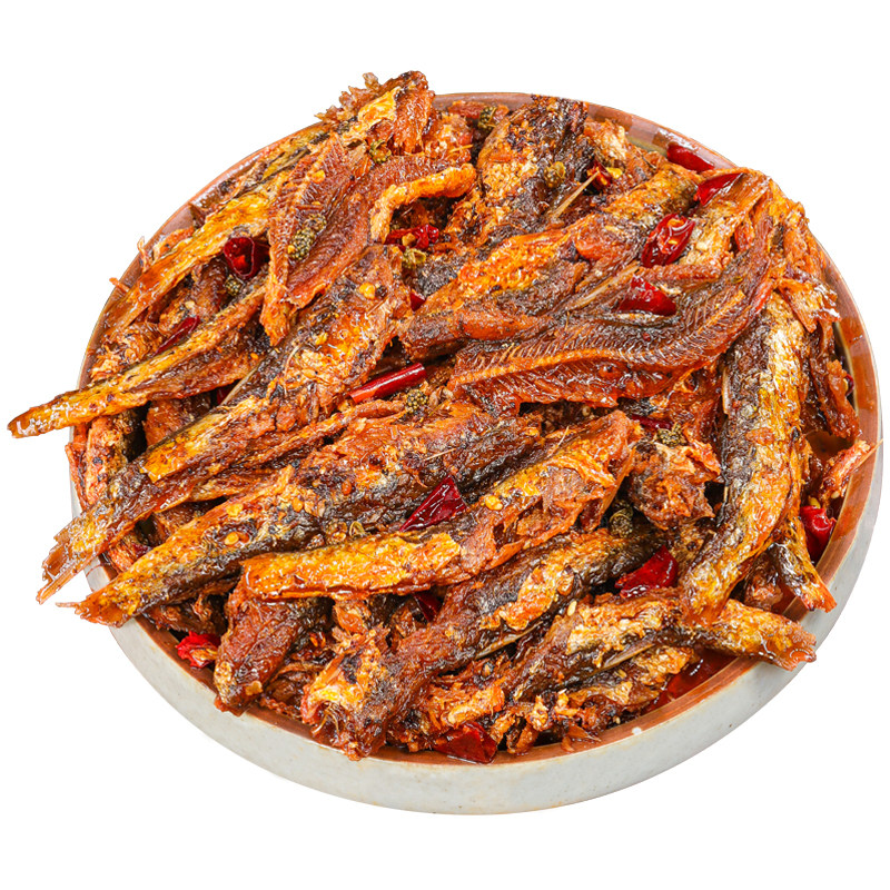 麻辣酥小鱼酥香浓郁麻辣爽口解馋