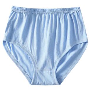 中老年人男士内裤纯棉高腰三角裤加肥加大码全棉爷爷短裤头宽松薄