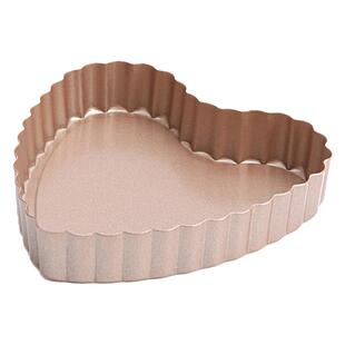 学厨4寸活底蛋糕模烤盘烤箱用不粘心形盘挞盘水果派家用烘焙模具