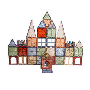 思创101新品 彩窗磁力片 男女宝拼装磁性积木玩具