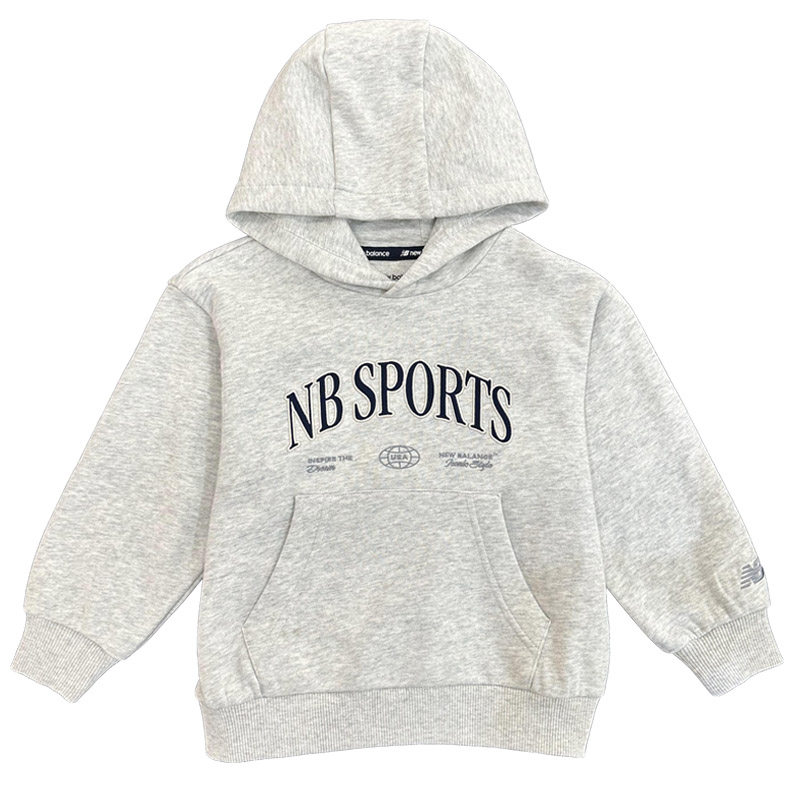 newbalance儿童帽衫连帽卫衣