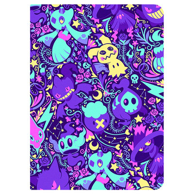 谜拟丘耿鬼宝可梦小众幽灵平板保护壳适用苹果iPadPro11双面彩绘13寸2025iPad笔槽Air5/6蚕丝纹Mini7卡通动漫