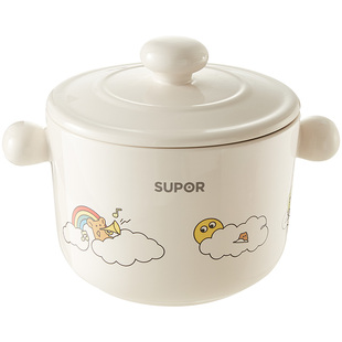 苏泊尔陶瓷猪油罐家用304不锈钢油壶密封调料罐大容量食品级油罐