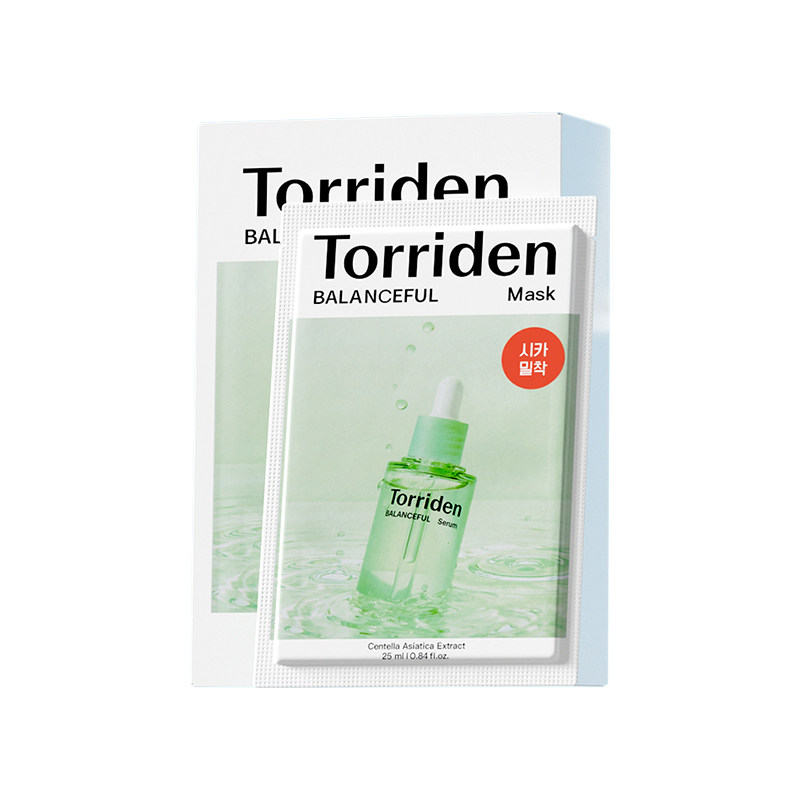 【自营】TORRIDEN桃瑞丹韩国进口积雪草面膜10片装舒缓补水保湿