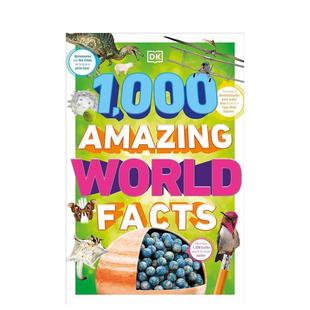 【预售】一千个惊人的科学事实 1，000 Amazing World Facts 原版英文青少年读物