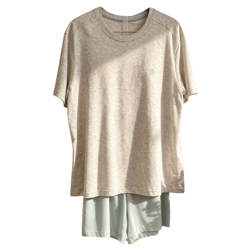 香蜜闺秀冰爽棉家居服套装带杯垫