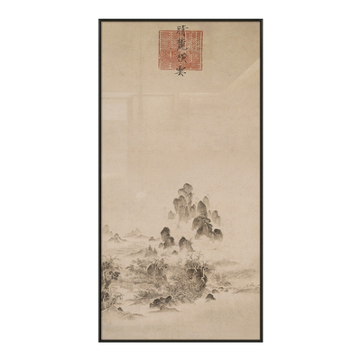餐厅新中式名画国画装饰画
