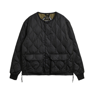 国内现货 Taion 104PML 25AW 军事绗缝圆领轻便羽绒服夹克外套潮