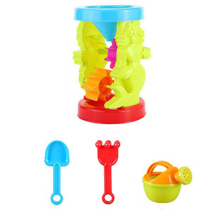 儿童沙滩玩具套装大号沙漏沙滩车桶铲子宝宝决明子挖沙戏水车工具