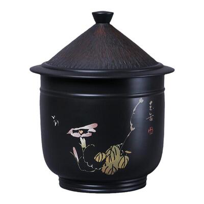 建水手工紫陶茶叶罐一斤装散茶罐