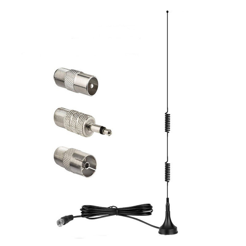 5米窗口阳台室内数字高清收音机立体声磁性座FM收音机天线ANTENNA