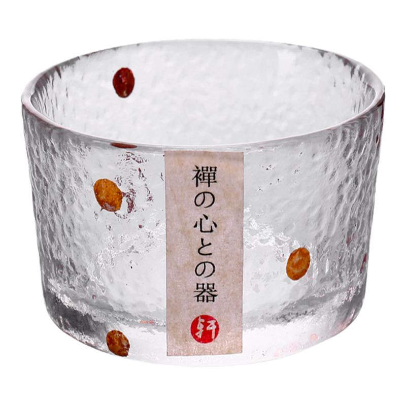 日式描金玻璃功夫茶杯