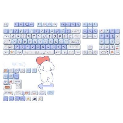 狼蛛卡通主题键帽热升华