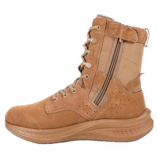 正品魔改碳板作战靴男训靴棕色耐磨侧拉链户外训练战术登山沙漠靴