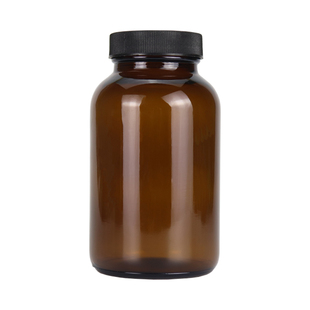 新品200毫升茶色玻璃瓶土壤检测瓶药瓶带盖密封避光瓶实验试剂瓶