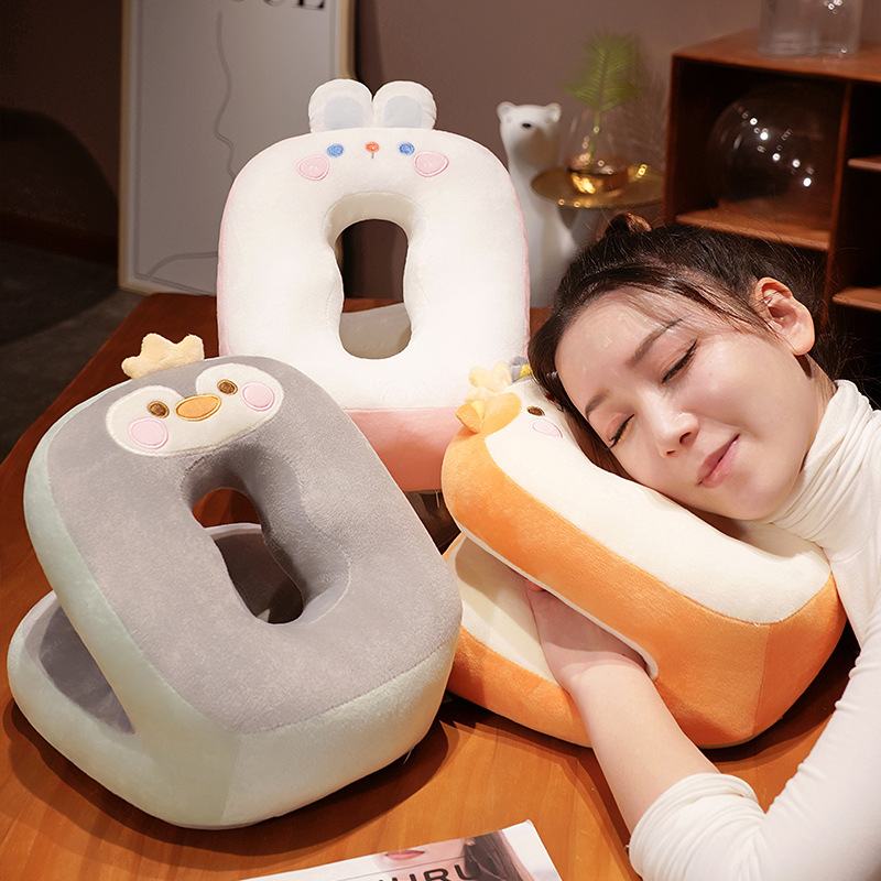 卡通午睡枕办公室午睡神器抱枕趴睡觉睡午休小学生枕趴女生枕桌上