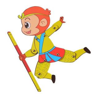 皮影戏手工diy幼儿园涂色表演道具幕布架创意卡通人偶嫦娥奔月