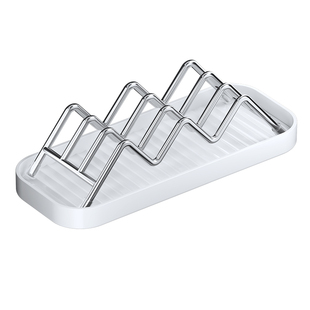 2026新款浴室家用肥皂盒台面不锈钢卫生间洗手台沥水香皂置物架