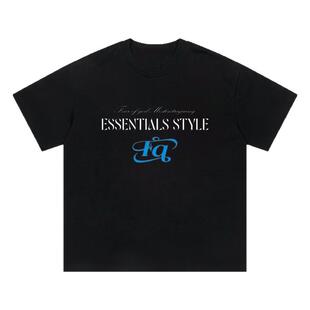FOG REKK ESSENTIALS小众潮牌美式夏季纯棉宽松男士情侣短袖T恤