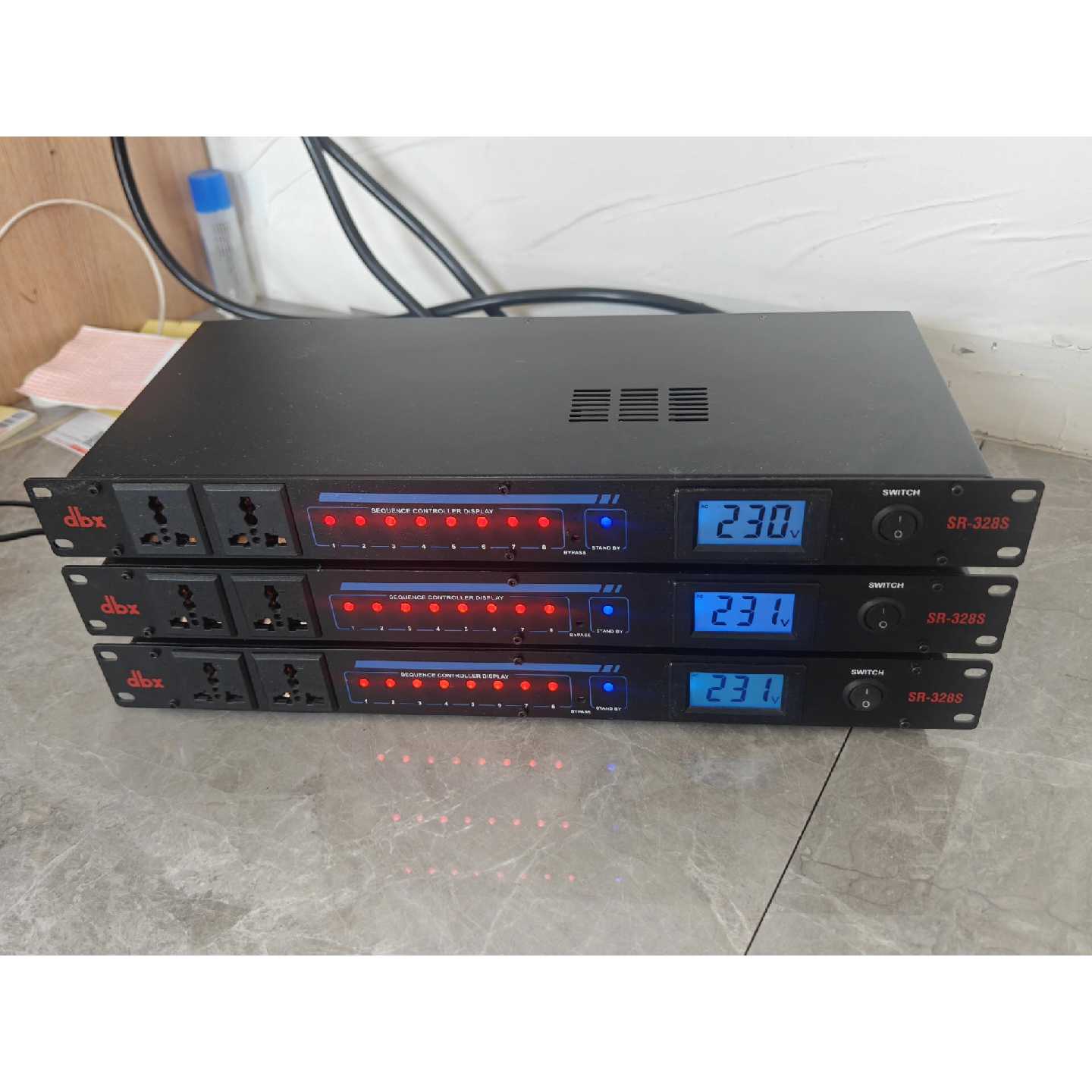 议价-DBX大功率电源时序器8路10路 正常使用下来的,实物图,