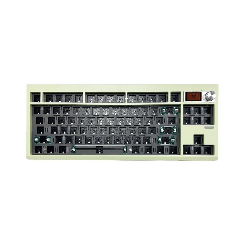 GMK87 三模机械键盘Gasket有线蓝牙VIA客制化套件成品屏幕龙乘