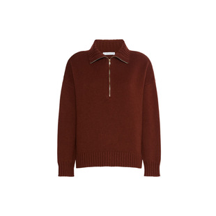 【秋冬新降】MaxMara 26新品女装羊绒半拉链毛衣针织衫1366066206