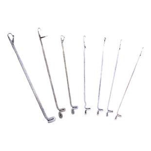 钩针编织工具套装 带舌头藏线头钩针长 补毛衣口舌勾针三通针包邮