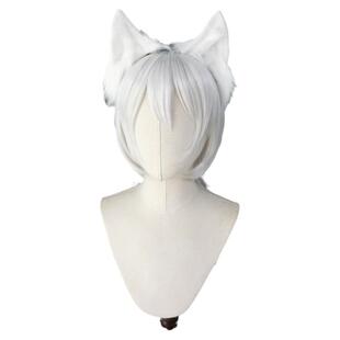 第二氏 元气少女缘结神 巴卫 V家 花辰月夕 言和 银白COS假发 521