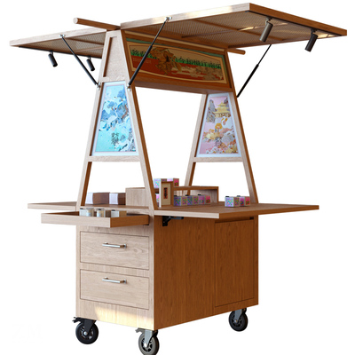 国风货郎车造物展示推车文创摊位