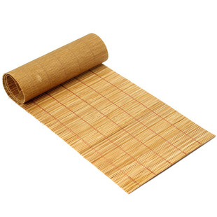 精致竹茶垫竹制茶席茶帘茶铺竹垫/防刮隔热垫 功夫茶具配件茶盘垫