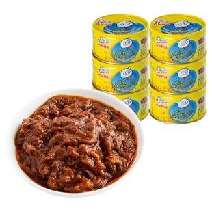 古龙食品快乐小酱罐头方便营养优质猪肉酱厦门特产儿童肉酱120g*6