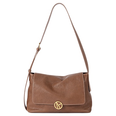 VH女包枝禾休闲包植鞣牛皮单肩包