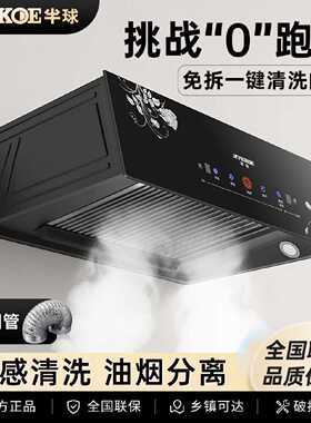 半球抽油烟机中式顶吸油烟机小型油烟机厨房家用出租房自动清洗
