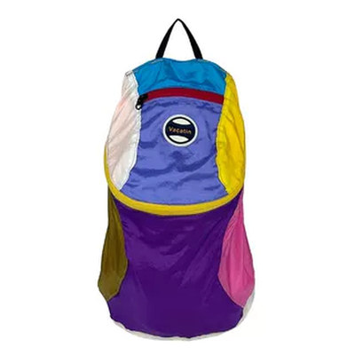 户外登山包女小众设计多巴胺撞色轻量化徒步背包2025新款运动背包