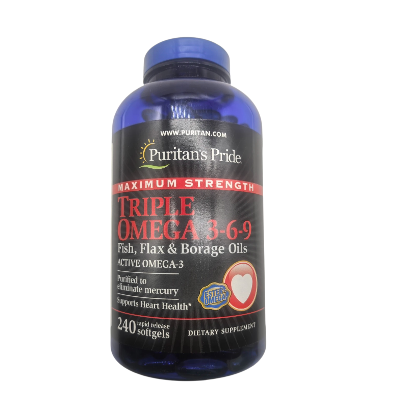 普丽普莱欧米伽-3 omega3-6-9磷虾油鱼油亚麻籽油鱼肝油DHA卵磷脂