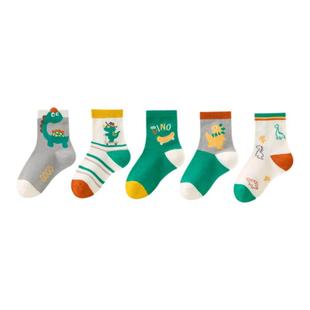 儿童袜子春秋纯棉7A抗菌防臭A类秋冬季男宝宝袜子女童无骨中筒袜