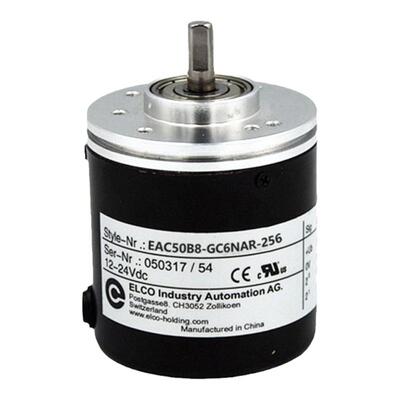 宜科型旋转编码器EAC50B8-GC6NAR/BR6PBR-256 1000 绝对值格雷码