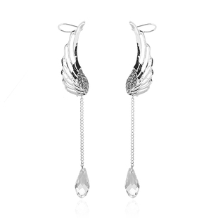 青丘狐传说同款耳饰古风天空城同款翅膀耳环手工耳夹COS精灵耳饰