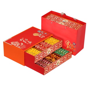 喜上眉梢六大茗茶组合双层茶叶礼盒装750g礼包春节伴手礼企业福利