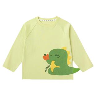 【100%棉】嘟嘟家男童纯棉T恤春季儿童上衣女童全棉打底宝宝春装