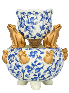 李居明2026年西南天水卸刀光摆件