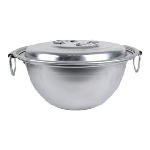 老式特厚铝锅铝汤锅铝炒锅炖锅羊肉汤锅纯铝卤肉锅龙虾锅商用大锅