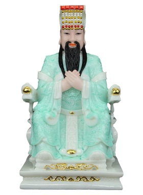 汉白玉佛像玉皇大帝王母娘娘摆件