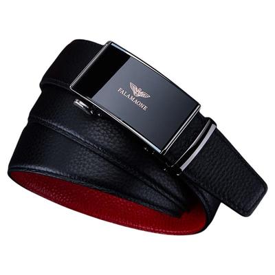 法莱阿玛尼男士红色腰带本命年礼