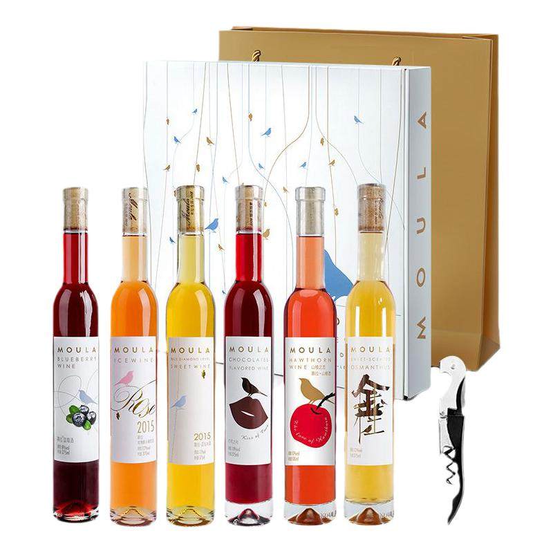 慕拉冰酒甜白葡萄酒果酒女士低度甜酒雷司令微醺果味红酒年货礼盒