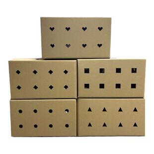 透气打孔纸箱大小枕笼鸟笼子宠物鸽子猫咪仓鼠活体运输专用包装箱